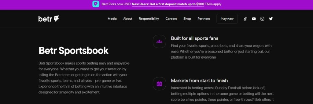 Betr Sportsbook