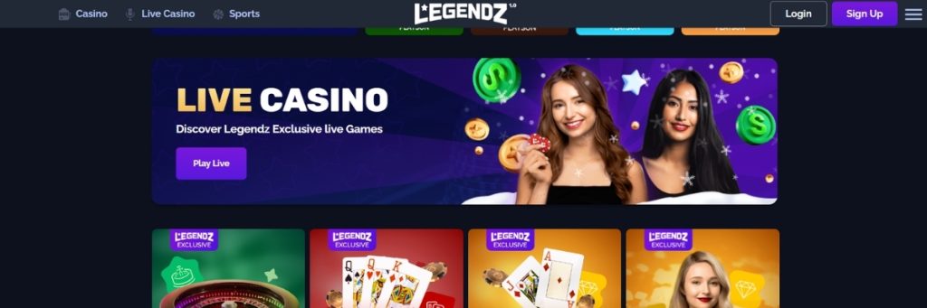 Legendz Live Casino